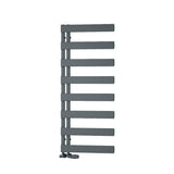 Reina Ladder Rail 1190 x 500mm / Anthracite Reina Carpena Aluminium Central Heating Designer Towel Rail