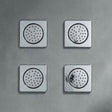 TED Body Jet Chrome TED Venn Set of 4 Body Jets