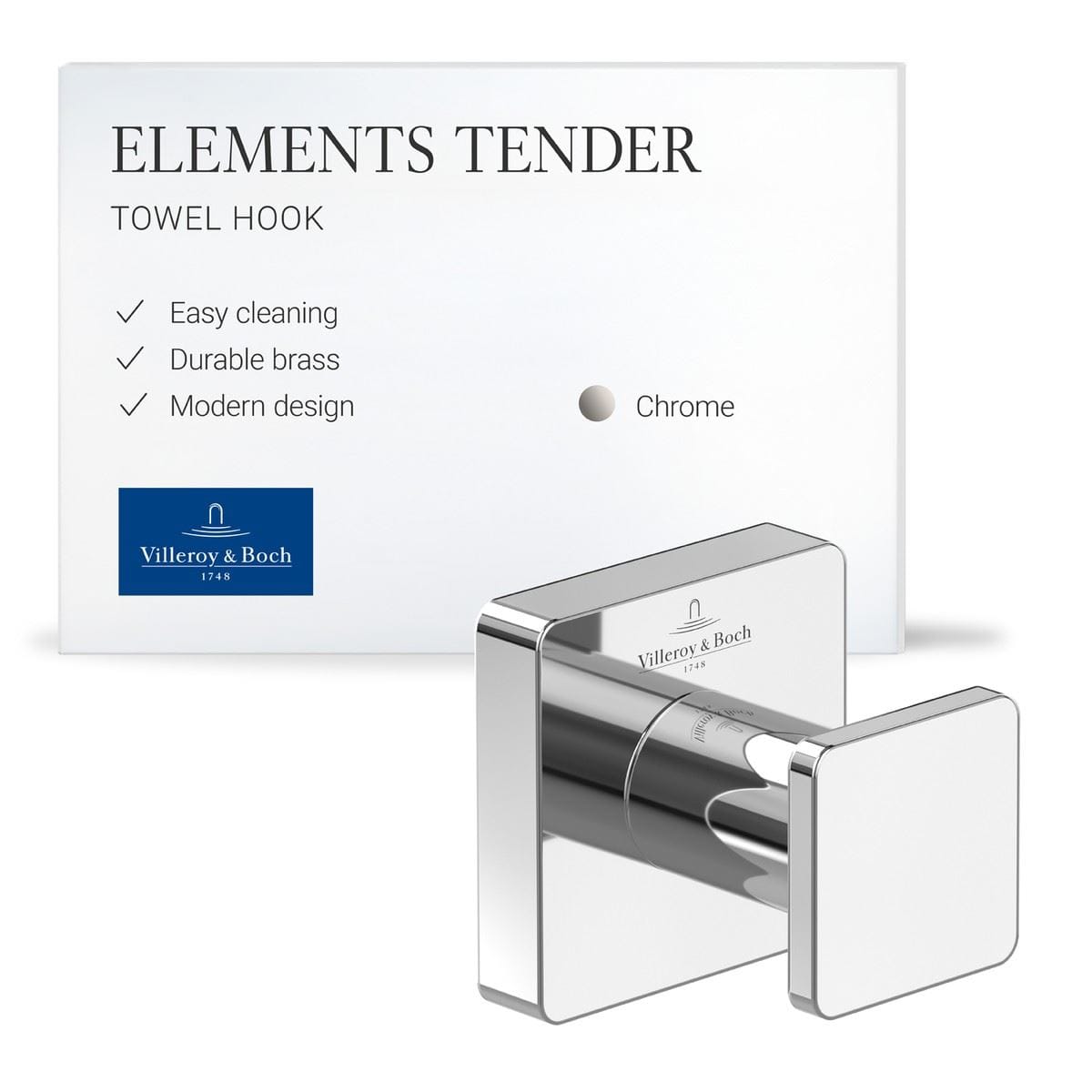 Villeroy & Boch Robe Hook Villeroy & Boch Elements - Striking Towel Hook