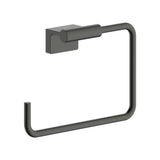Hansgrohe Towel Rails and Rings Brushed Black Chrome Hansgrohe Addstoris S Towel Ring