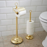 Miller Toilet Roll Holder Miller Signature Freestanding Traditional Toilet Roll Holder with Cover