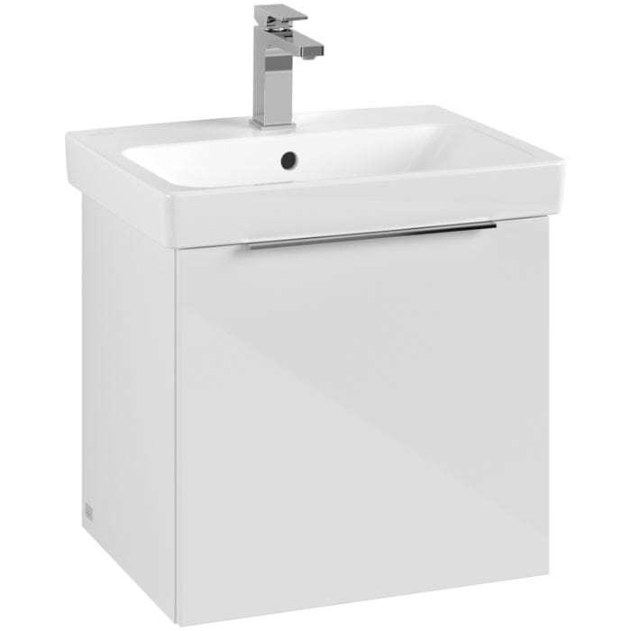 Villeroy & Boch Wall Mounted Vanity Unit Villeroy & Boch Architectura Wall Hung Vanity Unit 500mm One Drawer with Basin