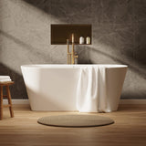 Crosswater Modern Freestanding Bath Matt White / 1500 x 750mm Crosswater Carne Freestanding Bath