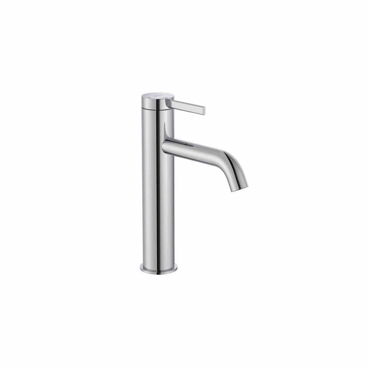Roca Mono Basin Tap Chrome Roca Ona Medium Height Basin Mixer Tap with Click Clack Waste and Cold Start