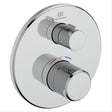 Ideal Standard Concealed Shower Valve Ideal Standard Ceratherm T25 Single Outlet Concealed Valve Trim-set in Chrome