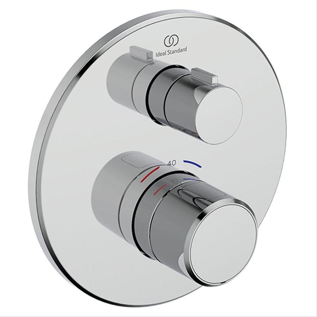 Ideal Standard Concealed Shower Valve Ideal Standard Ceratherm T25 Single Outlet Concealed Valve Trim-set in Chrome