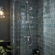 Heritage Exposed Shower Set Chrome Heritage Dawlish Exposed Shower Valve with Premium Flexible Riser Kit