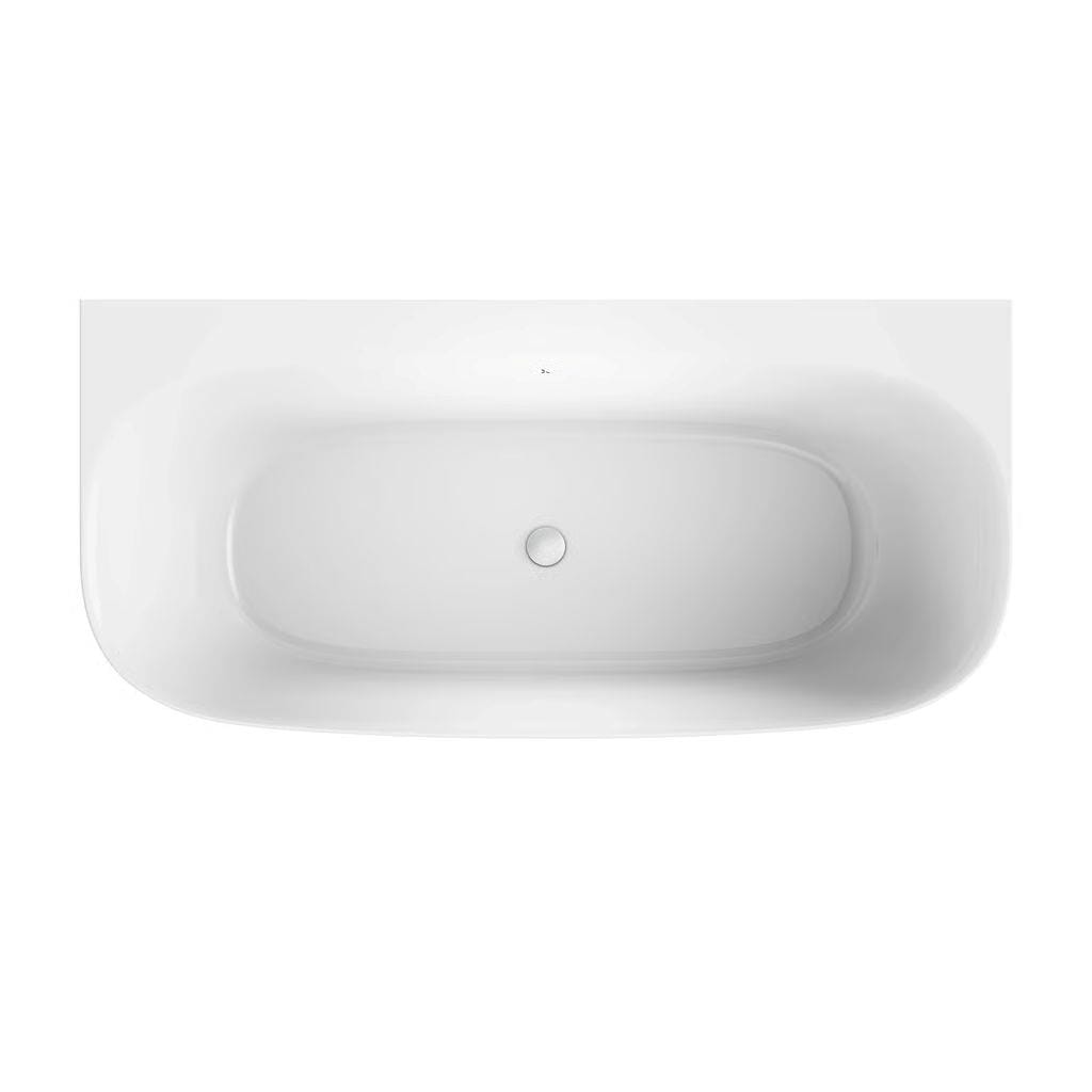 Crosswater Back To Wall Freestanding Bath Crosswater Auriga Back to Wall Freestanding Bath - 1700 x 800mm