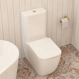 Imex Close Coupled Toilet Imex Essence Rimless Closed Back Close Coupled Toilet with Soft Close Seat
