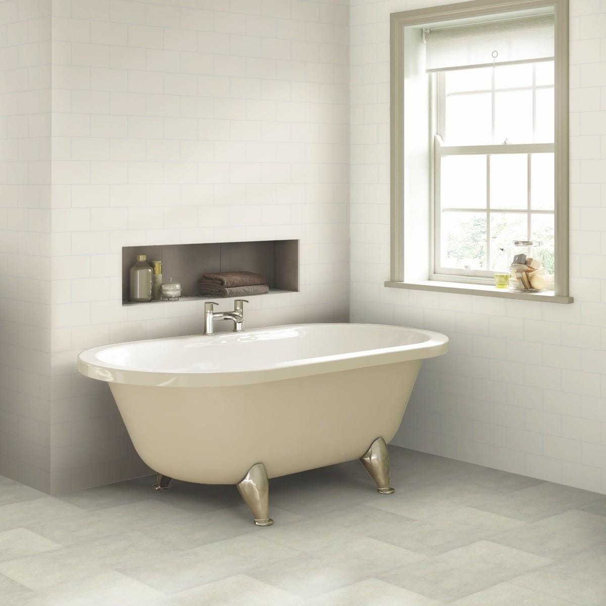 Multipanel Click Flooring Multipanel Click Drop 1.85M² Interlocking Vinyl Floor Tiles Stone Effect - Rimini