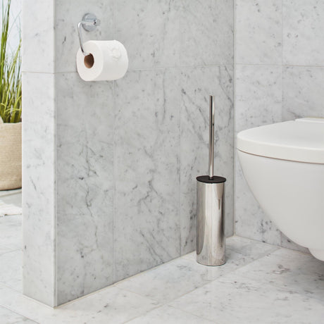 Smedbo Toilet Brush Polished Stainless Steel Smedbo Outline Freestanding Toilet Brush and Holder