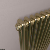 Eastbrook Column Radiator Eastbrook Rivassa Traditional 2 Column Radiator in Bronze Effect