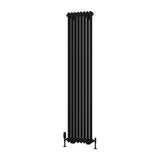 Eastbrook Rivassa Traditional 2 Column Radiator in Matt Black