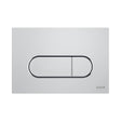 Vitra Flush Plate Chrome VitrA Loop Round Mechanical Flush Plate
