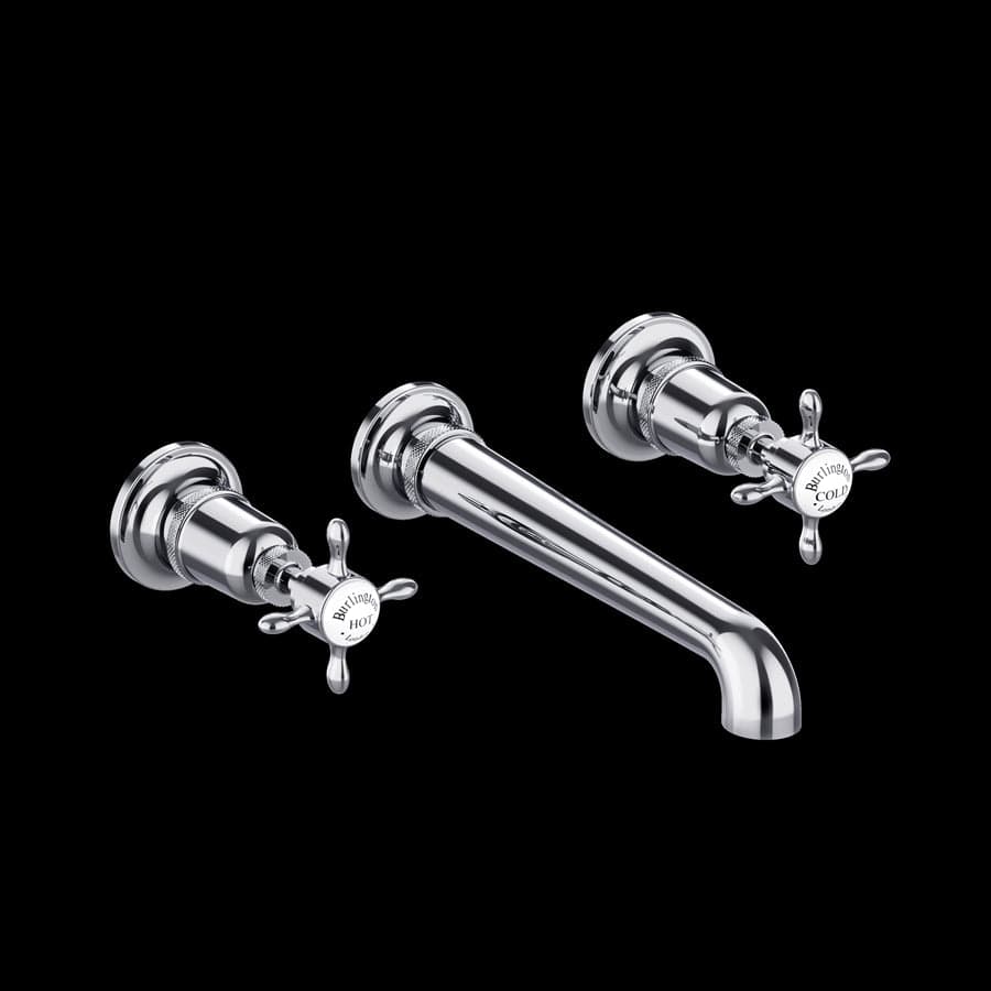 Burlington Wall Mounted Basin Tap Burlington Guild 3 Hole Wall Mounted Basin Mixer Tap