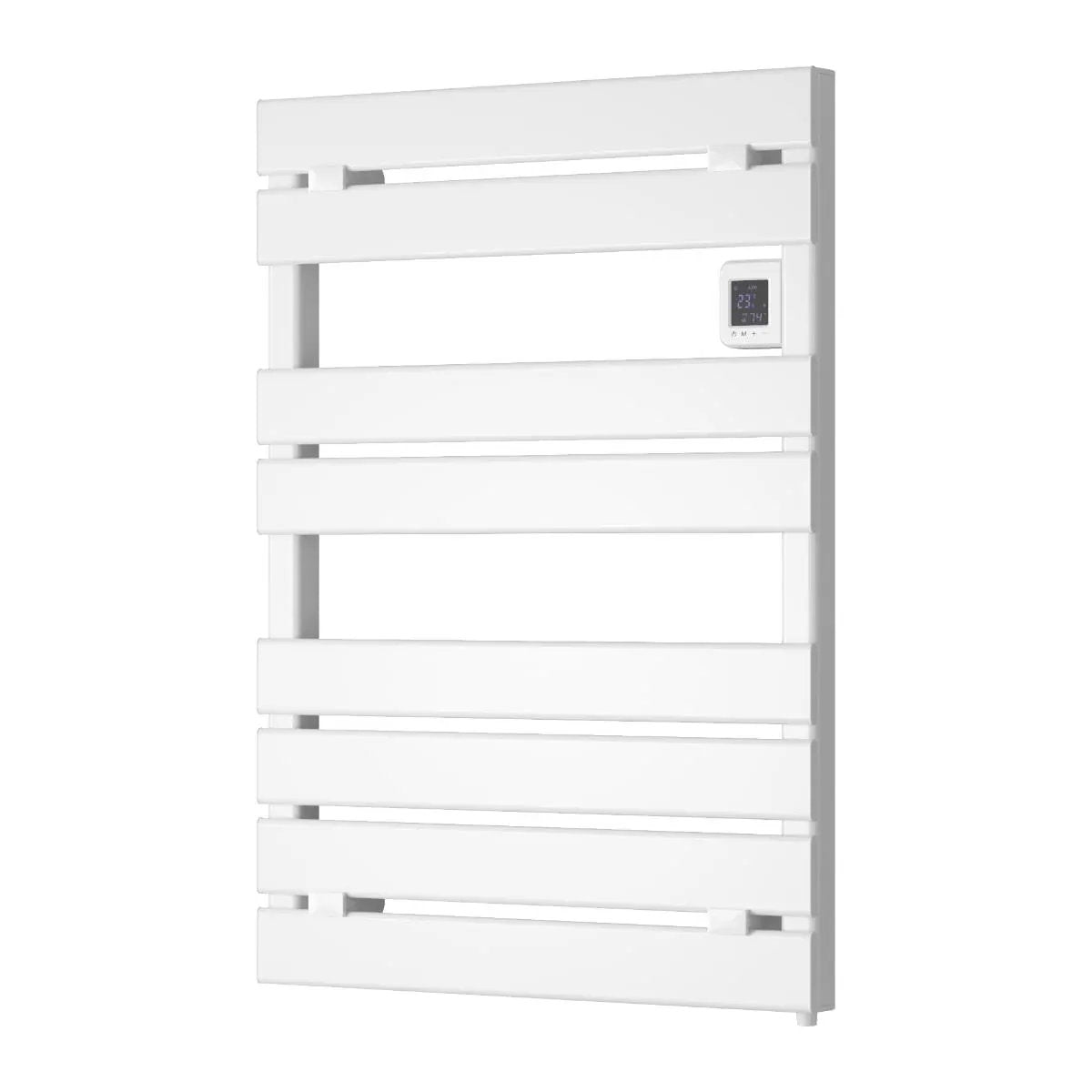 Reina Designer Towel Radiator 780 x 550mm / White Reina Gia Dry Electric Wi-Fi Enabled Designer Towel Radiator