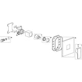 Villeroy & Boch Concealed Shower Valve Villeroy & Boch Architectura Concealed 1-Outlet Single Lever Trim Set