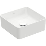 Villeroy & Boch Countertop Basin Villeroy & Boch Collaro 380mm Square Countertop Basin in White Alpin
