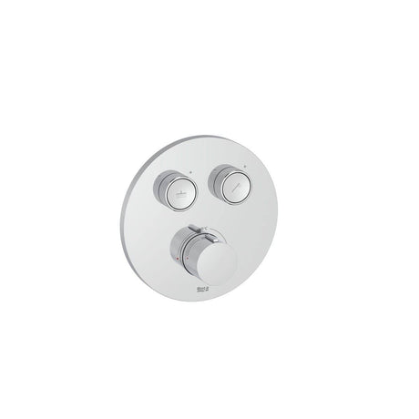 Roca Concealed Shower Valve Roca T-3000 Round Bath Shower Mixer with Built-In Valve