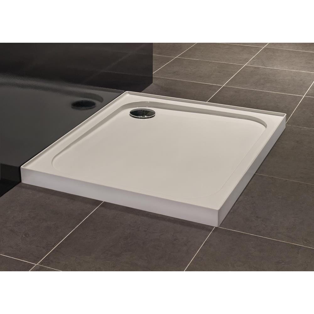 Merlyn Square Shower Tray Merlyn Square Shower Tray with Upstands