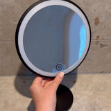 Smedbo Cosmetic and Shaving Mirror Smedbo Beslagsboden Glow Freestanding LED Magnifing Mirror
