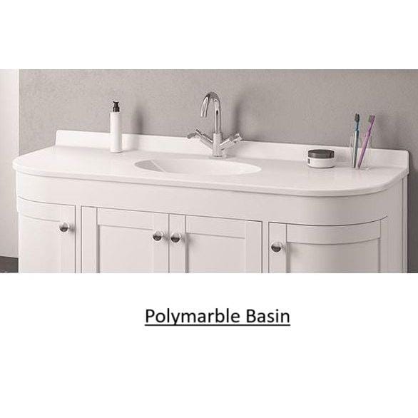 Eastbrook Wall Mounted Vanity Unit Eastbrook Hardwick Traditional 1200mm Wall Hung Vanity Unit with Single Basin