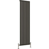 Aquarius Bathrooms Panel Radiator Aquarius Flat Single Vertical Radiator
