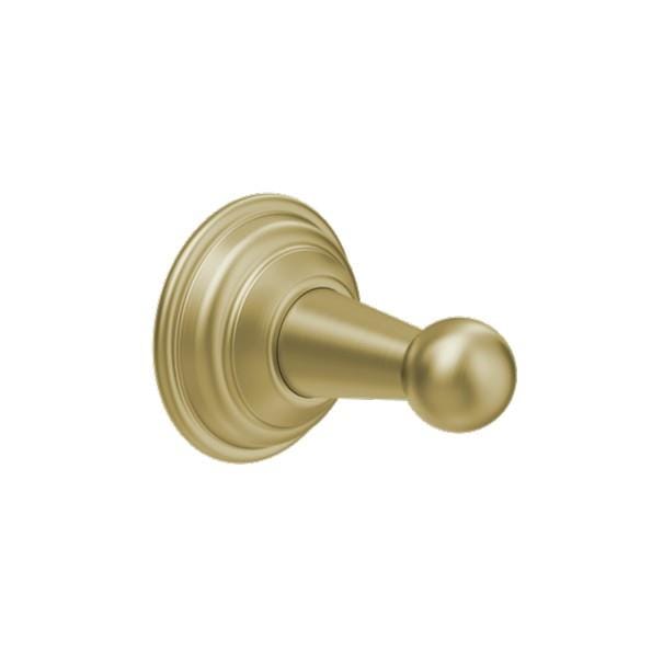 Crosswater Robe Hook Brushed Brass Crosswater Belgravia Single Robe Hook