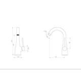 Saneux Mono Basin Tap Saneux Eden Basin Mixer Tap