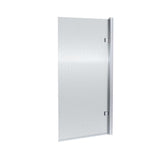 Aquarius Bathrooms Bath Screen Aquarius Urbano Fluted Hinged Bath Screen