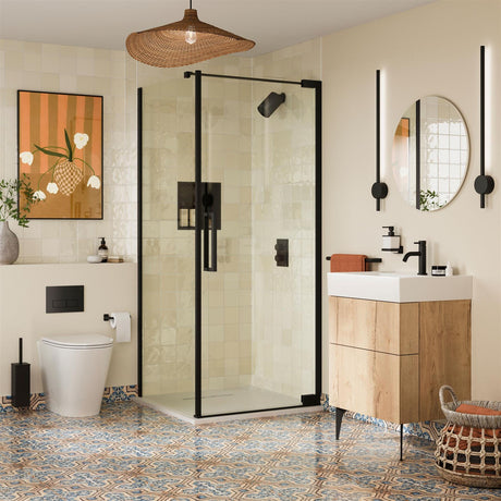 Crosswater Wall Hung Toilet Crosswater Mada Round Back to Wall Rimless Toilet with Soft Close Seat