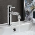 Crosswater Mono Basin Tap Crosswater MPRO Industrial Mono Basin Mixer Tap in Chrome