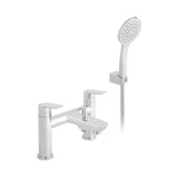 VADO Bath Shower Mixer Vado Photon Bath Shower Mixer Tap with Shower Kit in Chrome