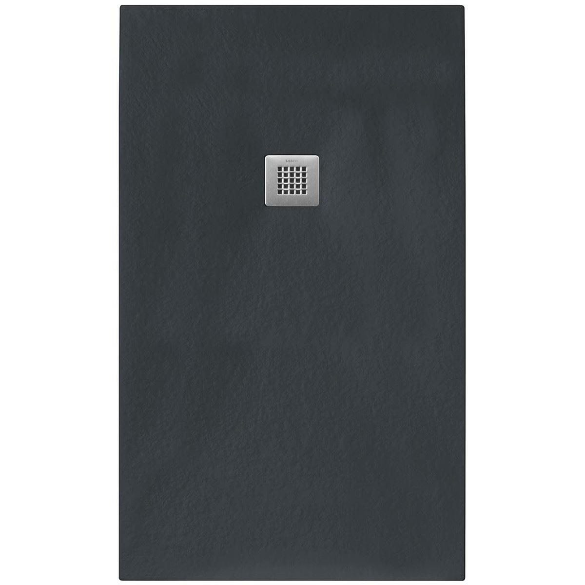 Tissino Rectangle Shower Tray 2200 x 900mm Tissino Giorgio2 Rectangle Shower Tray in Graphite Slate