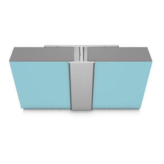 Multipanel Wall Panel Satin Silver Multipanel Wall Profile - Mid-Joint - Type D - 2450mm