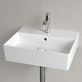 Villeroy & Boch Wall Hung Basin Villeroy & Boch Memento 2.0 Wall Hung Basin with Overflow in White Alpin