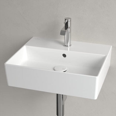 Villeroy & Boch Wall Hung Basin Villeroy & Boch Memento 2.0 Wall Hung Basin with Overflow in White Alpin