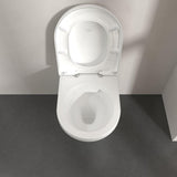 Villeroy & Boch Back to Wall Toilet Villeroy & Boch Architectura Back to Wall Rimless Toilet with TwistFlush and Soft Close Seat