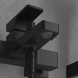 Villeroy & Boch Bath Shower Mixer Villeroy & Boch Architectura Square Wall Mounted Bath and Shower Mixer Tap