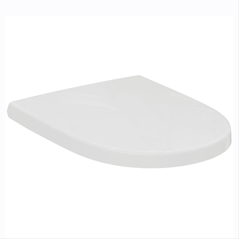 Ideal Standard Close Coupled Toilet Ideal Standard i.life Close Coupled Open Back Rimless Toilet with HydroTwist Flush and Soft Close Seat