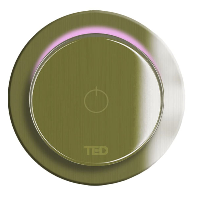 TED Concealed Shower Valve Brushed Brass TED Togo Single Outlet Concealed Shower Valve and Digital Ring Button