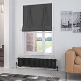 Eastbrook Rivassa Traditional 2 Column Radiator in Matt Black