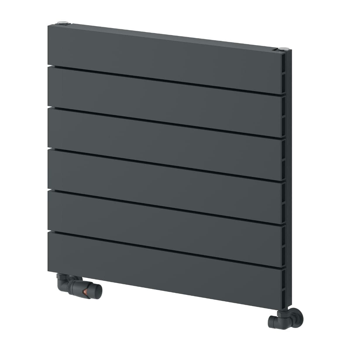 Reina Panel Radiator 565 x 600mm / Anthracite Reina Rienza Central Heating Designer Radiator