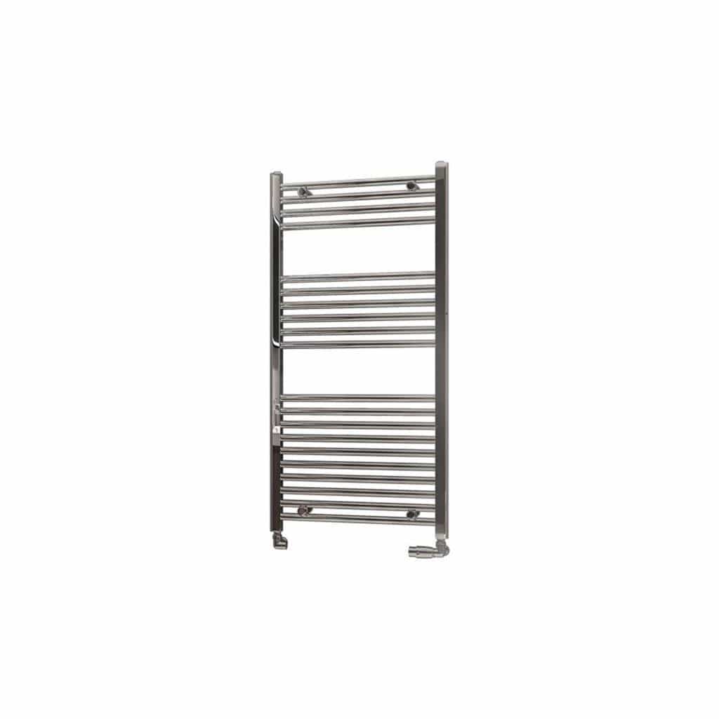 Eastbrook Ladder Rail Eastbrook Westward Vertical Straight Heated Towel Rail - 1200 x 600mm - Chrome