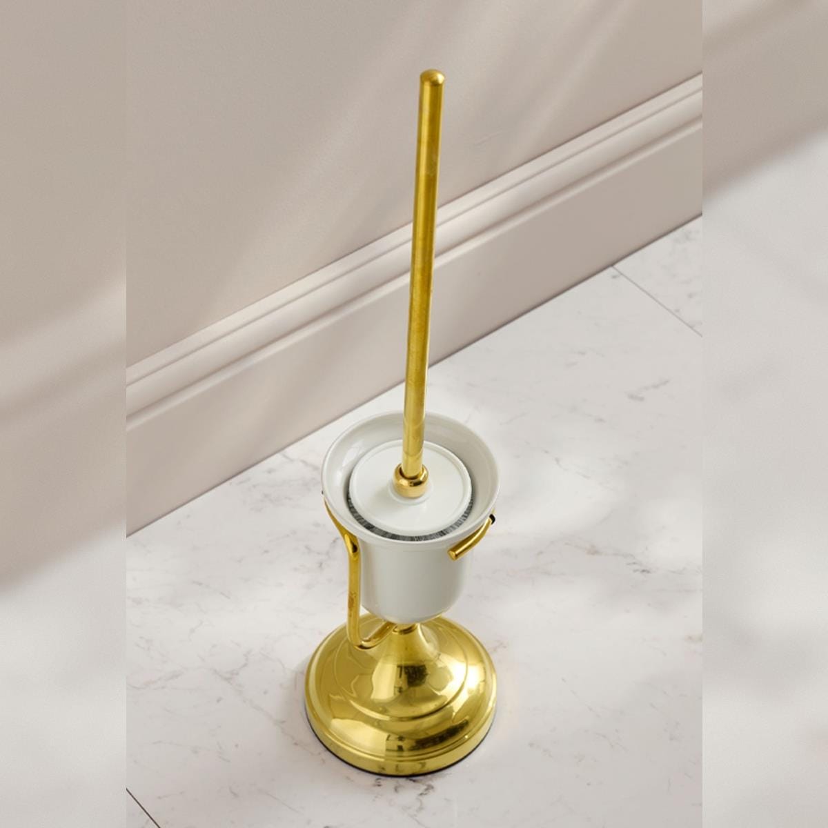 Miller Toilet Brush Miller Signature Freestanding Traditional Toilet Brush and Holder