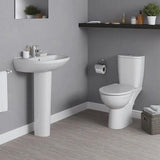 Ideal Standard Pedestal Basin Ideal Standard Eurovit+ 550mm One Taphole Basin and Pedestal