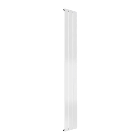 Reina Panel Radiator 1600 x 218mm / White Reina Flat Vertical Single Panel Radiator