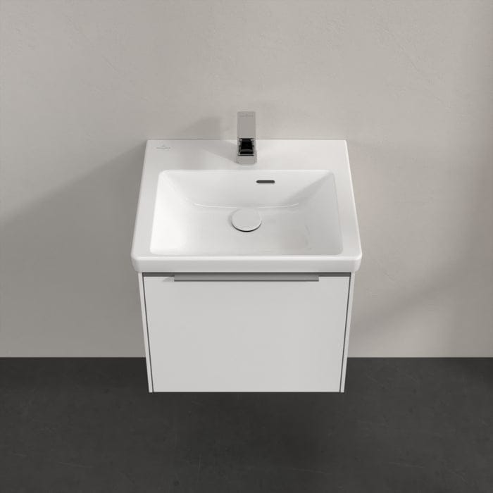Villeroy & Boch Wall Mounted Vanity Unit Villeroy & Boch Subway 3.0 Wall Hung 500mm One Drawer Vanity Unit with Basin