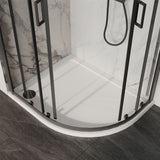 Aquarius Bathrooms Quadrant Shower Enclosure Aquarius Urbano 6mm Quadrant Shower Enclosure 1850mm