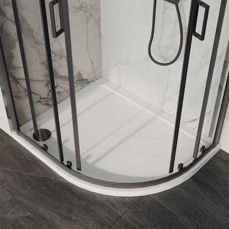 Aquarius Bathrooms Quadrant Shower Enclosure Aquarius Urbano 6mm Quadrant Shower Enclosure 1850mm